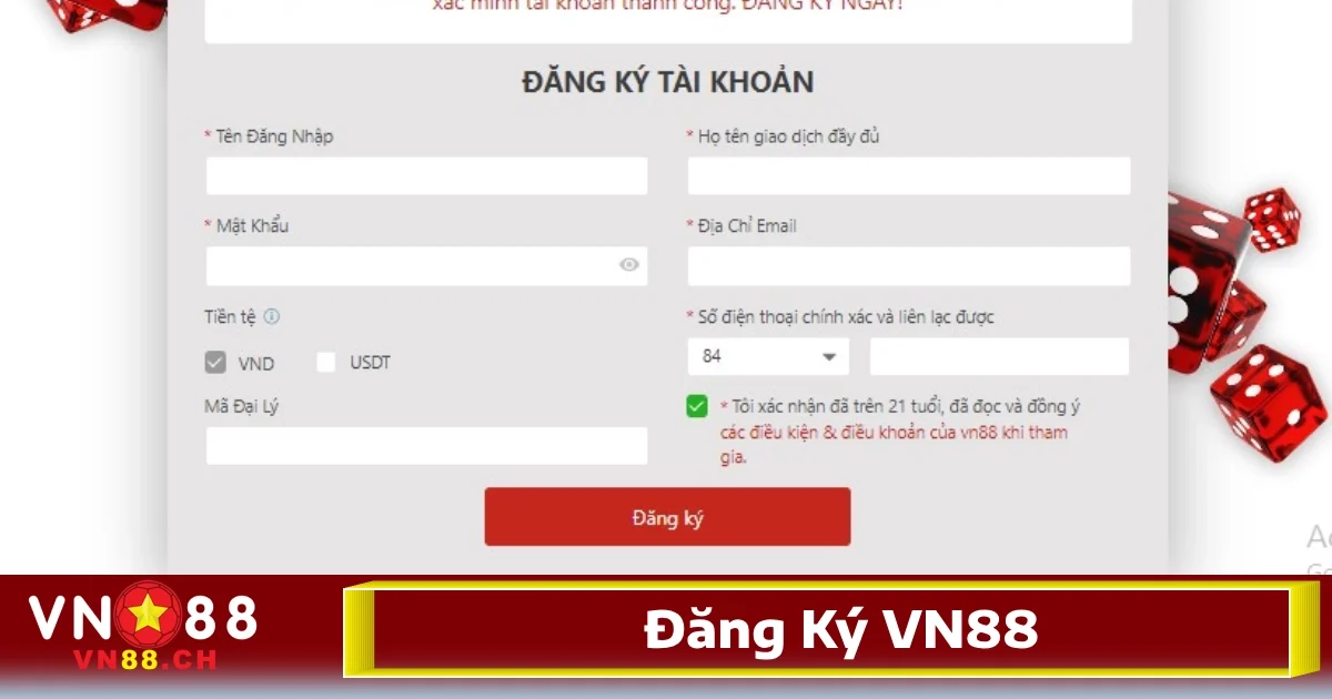 Hướng Dẫn VN88 1 Hướng dẫn VN88 - Cách đăng ký, đăng nhập tài khoản VN88