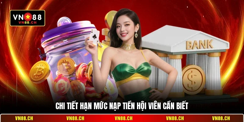 Hạn Mức Nạp Rút VN88 - Quy Định Về Số Tiền Giao Dịch 2 Chi tiết hạn mức nạp tiền hội viên cần biết